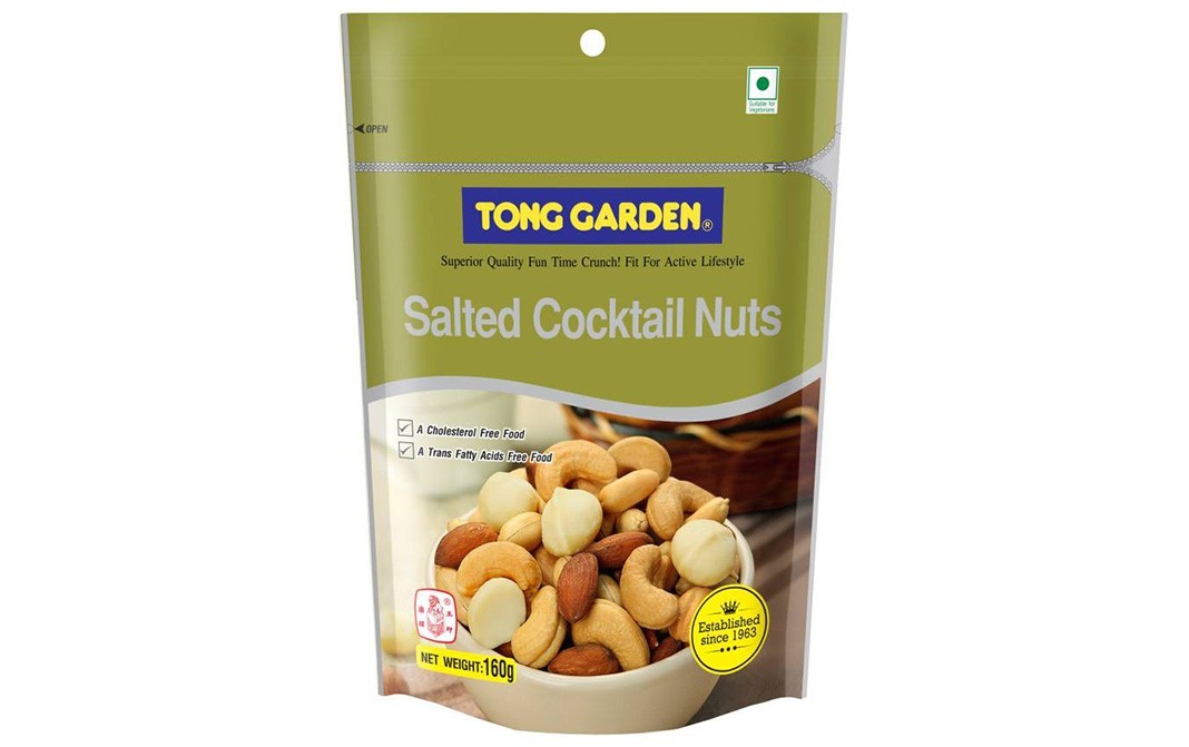 Tong Garden Salted Cocktail Nuts    Pack  160 grams